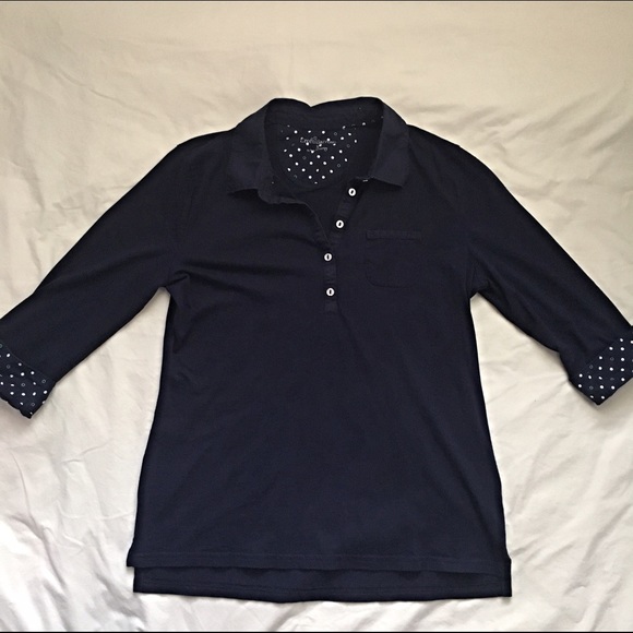 Navy Collared Shirt - Picture 2 of 4