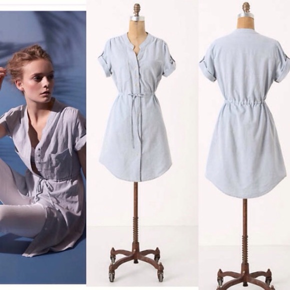 Anthropologie Dresses & Skirts - Clouded Cornflower Dress