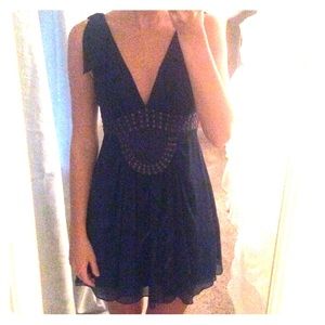 BCBGeneration Navy Cocktail Dress