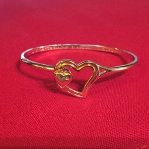 Heart Clasp Diamond Bracelet for Granddaughters