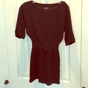Express black sweater dress