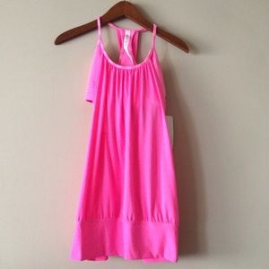 NEW WITH TAGS Lululemon Pink No Limits Tank sz6