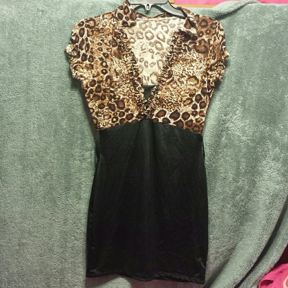 Cheetah Print Dress