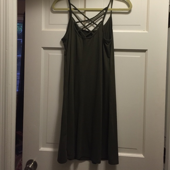 Army green dress