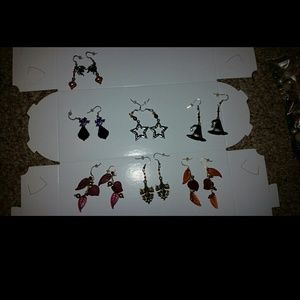 Fall and Halloween earrings SALE 5.00 each pair