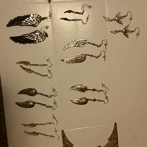 Wing earrings SALE 5.00 each pair