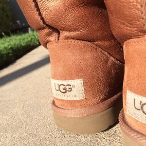 UGG Boots Metallic Chestnut