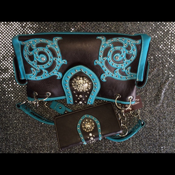 Designer purse and wallet combination
