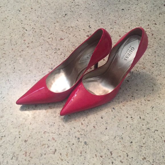 Hot pink Guess heels
