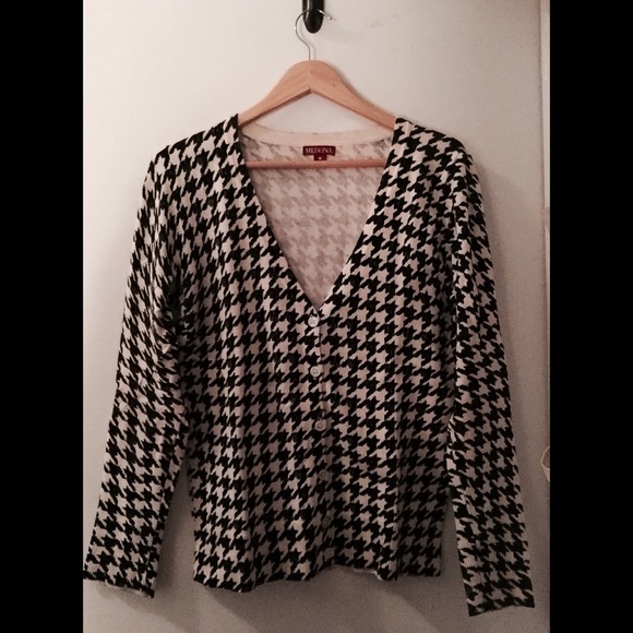 MERONA | houndstooth cardigan