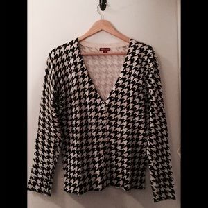 MERONA | houndstooth cardigan