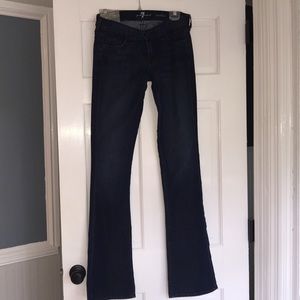 7 for all Mankind jeans; 27.