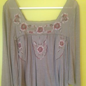 FREE PEOPLE bell sleeve top