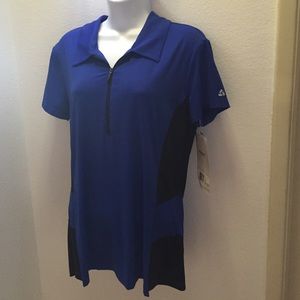 Zip Neck Polo Top