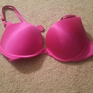 Pink bombshell bra