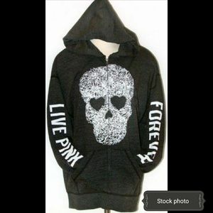 SALE! Victoria's Secret skull live pink forever