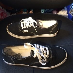 Black slim fit vans