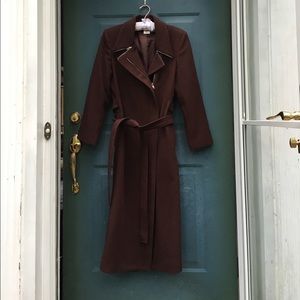 Harve Benard brown wool coat