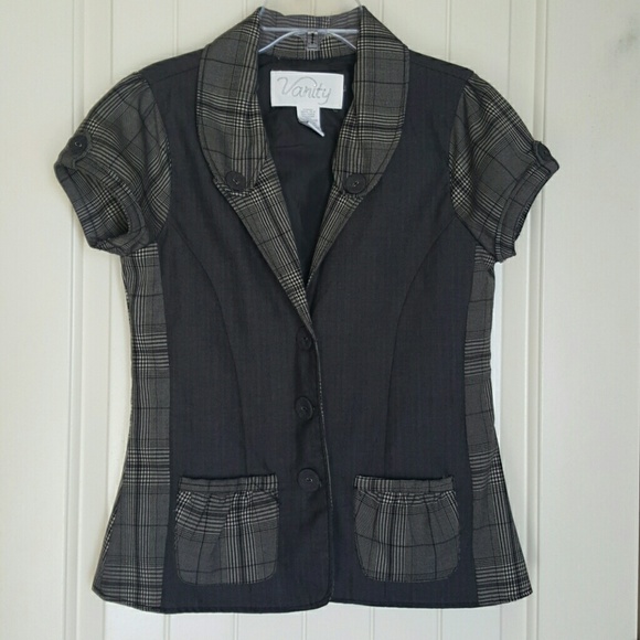 SOLD. Short Sleeve Blazer - Picture 1 of 2