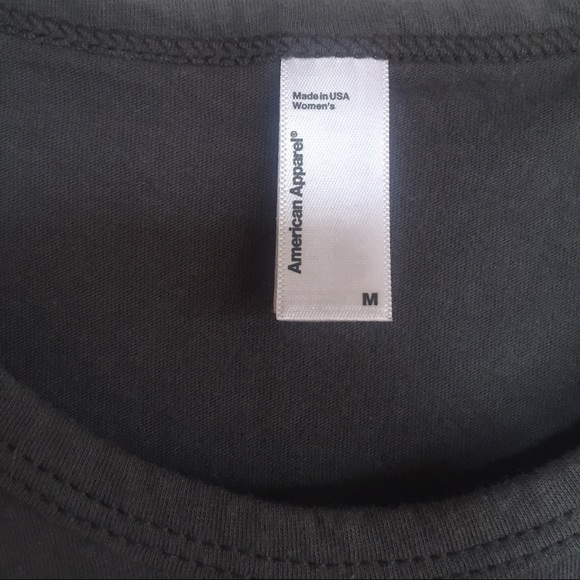 American apparel grey tee