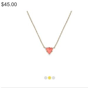 Kendra Scott Perry necklace in magenta NWOT