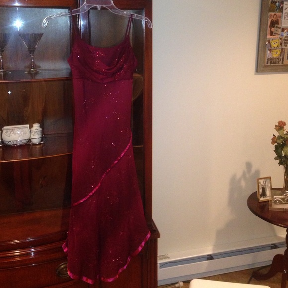 Maroon dress