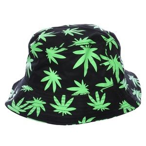 Bucket Hat. Green and black