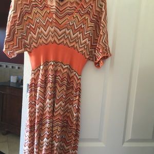 BCBG Orange dress