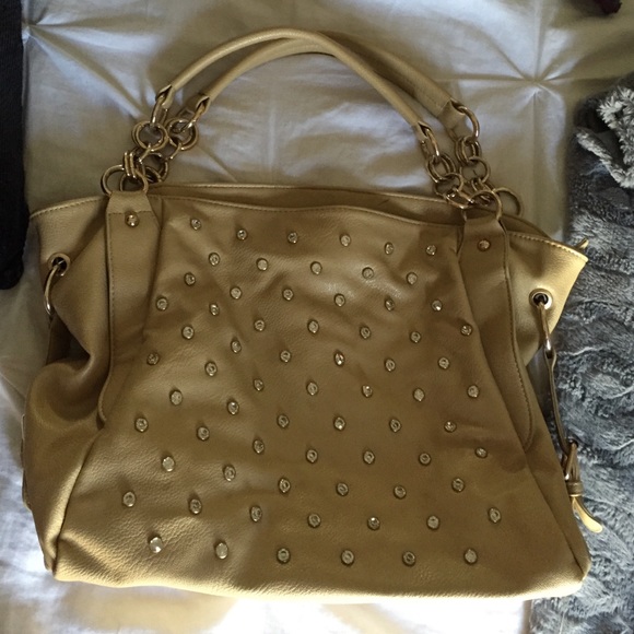 Beige Over the shoulder bag