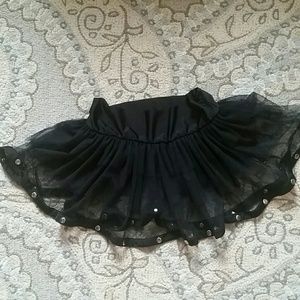 Black studded tutu