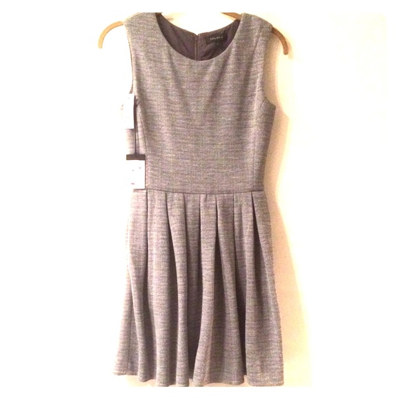 Wool fit and flare dress