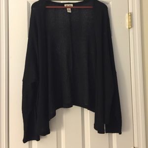 Black cardigan