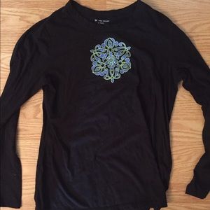 Long sleeve yoga top