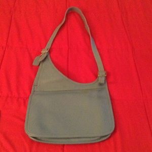 Light blue authentic Coach bag.
