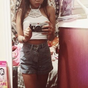 High waisted American Apparel shorts