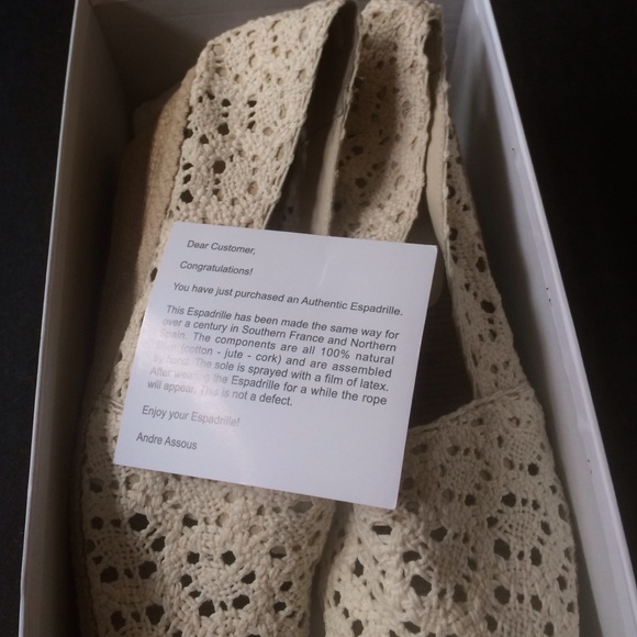 Brand new Andre Assous espadrilles!