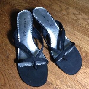 Strappy kitten heels