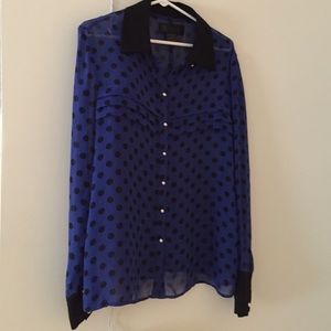 Kardashian Kollection Long sleeved button up
