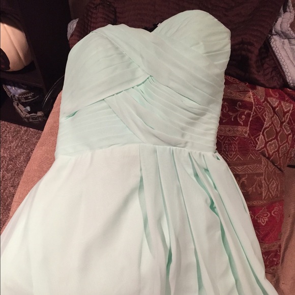 Mint bridesmaid dress worn once
