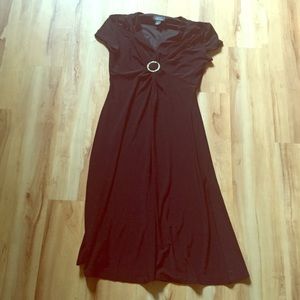 Longer black dress. Size: 6