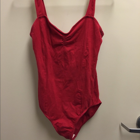 Red Tank Ballet Leotard