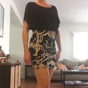 Black & Tan BCBG Dress