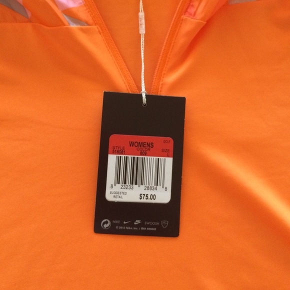 Brand new nike gold performance shirt. Never worn!