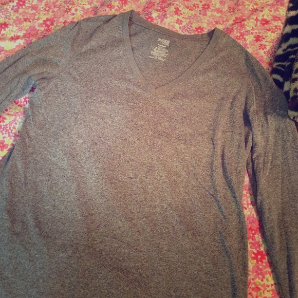 Grey dri fit long sleeve
