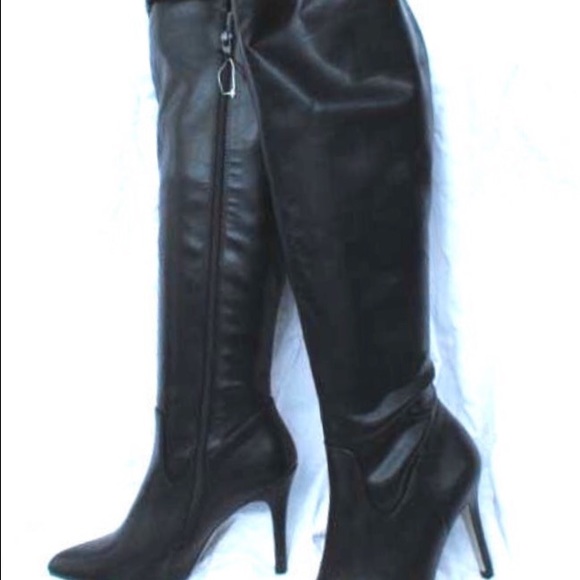 Altuzarra for Target OTK black leather boots