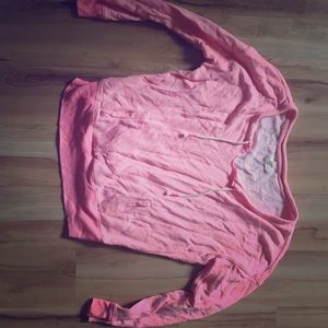Aerie light pink thin crew neck. Size: M