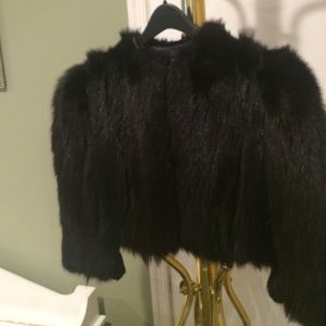Mink jacket.