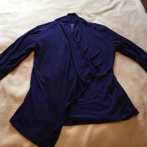 Royal blue draping cardi