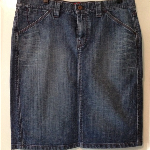 Express jean skirt