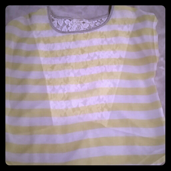 Sheer loose fit top